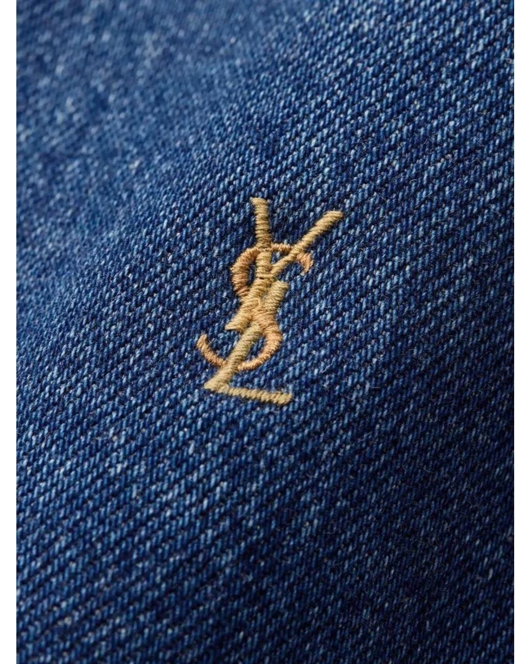 Saint Laurent Blue Denim Shirt