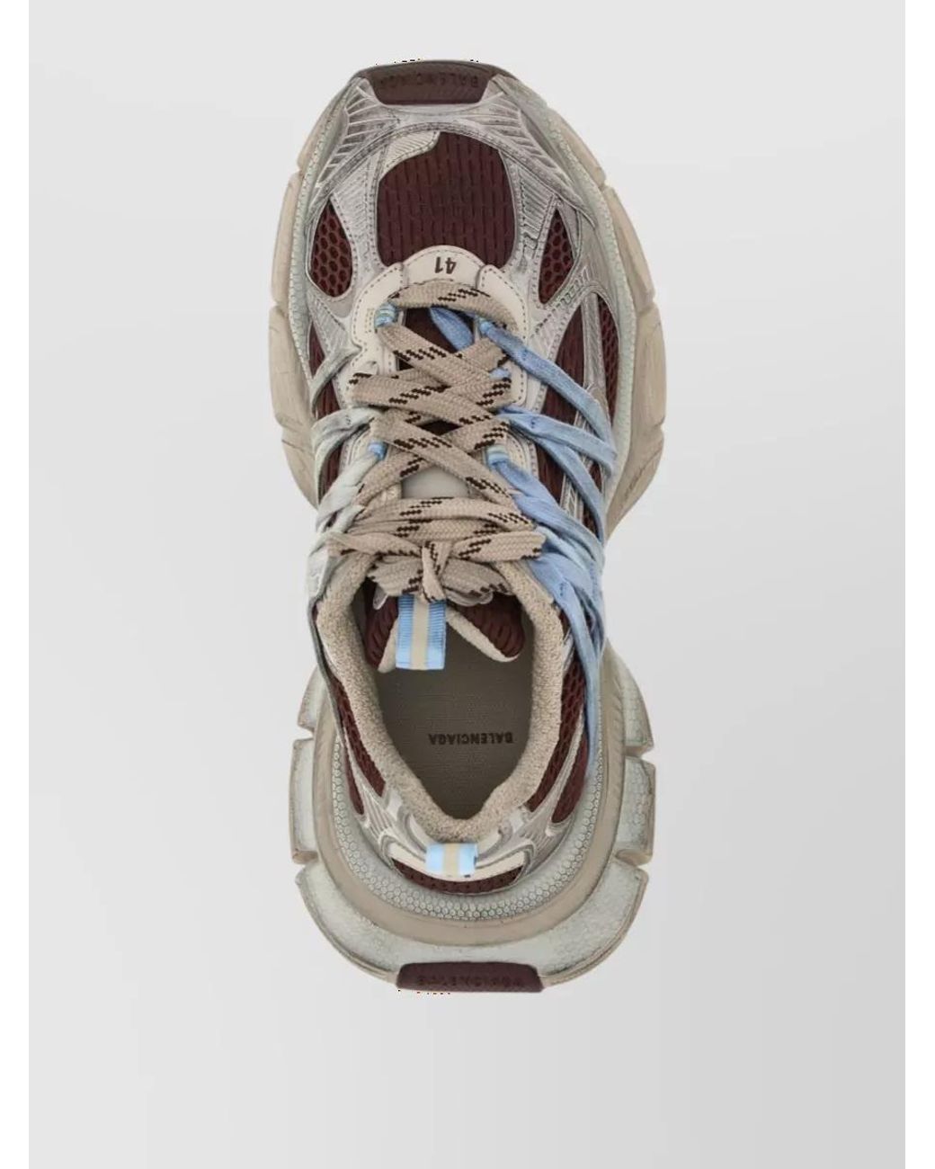 Balenciaga Metallic 3Xl Interlace Low-Top Sneakers