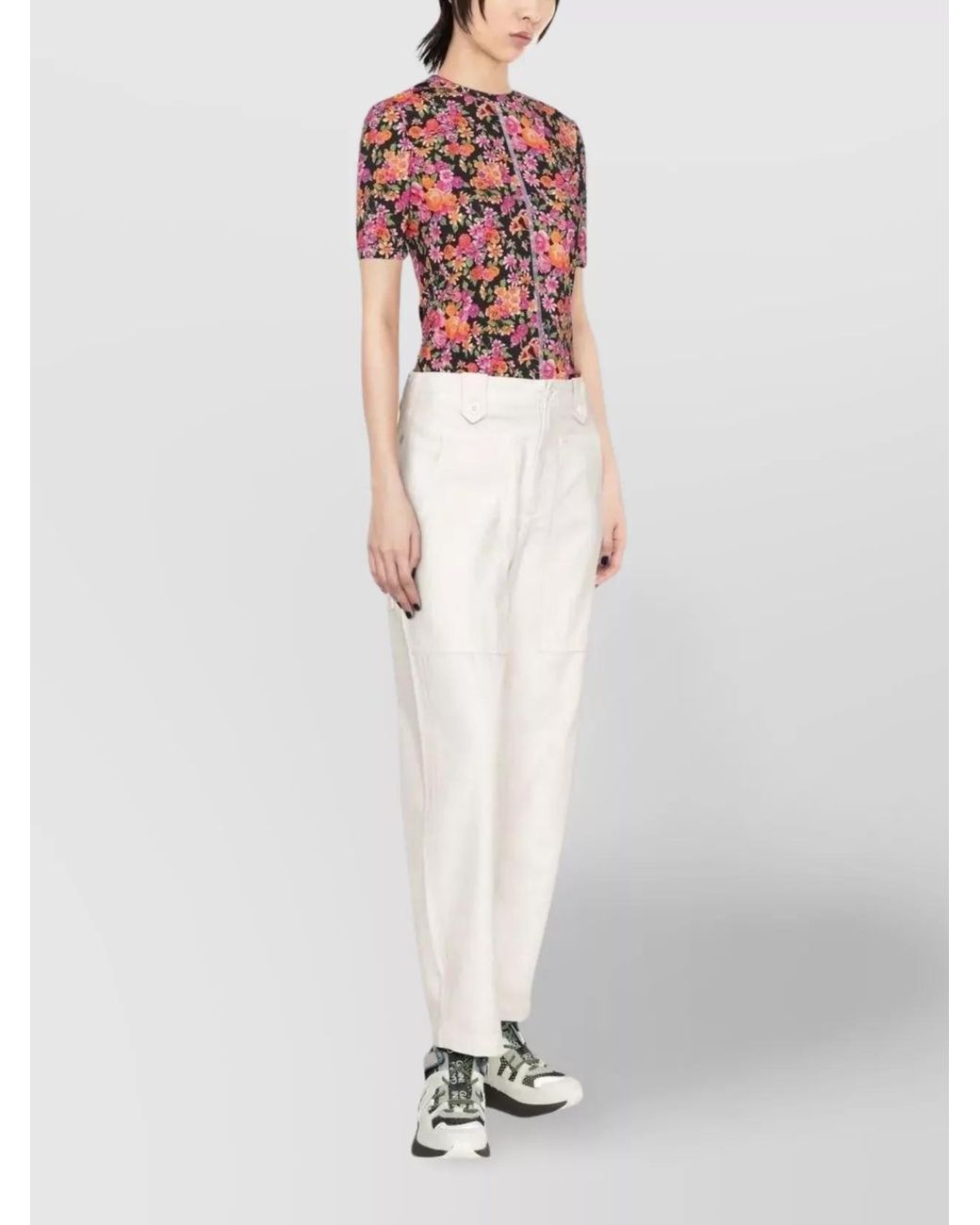 Citizens of Humanity Natural Cotton Straight-Leg Trousers