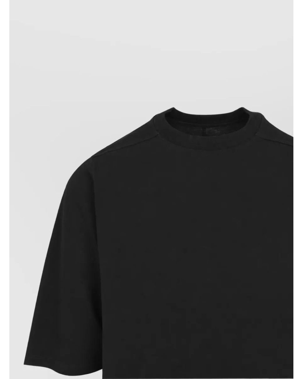Rick Owens Black Cotton T Shirt for men