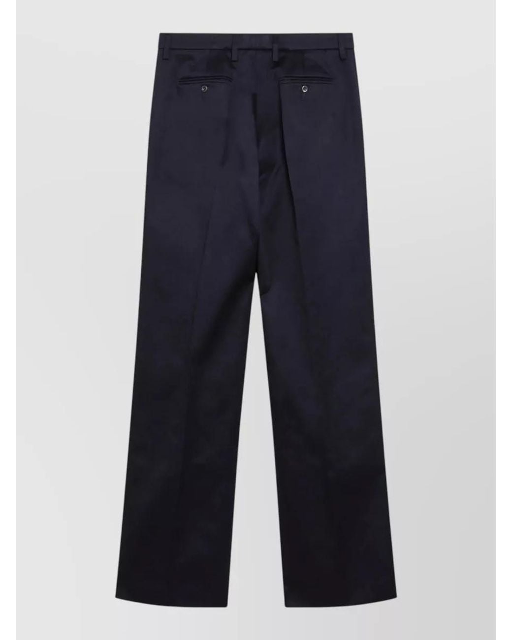 Prada Blue Wide-Leg Trousers