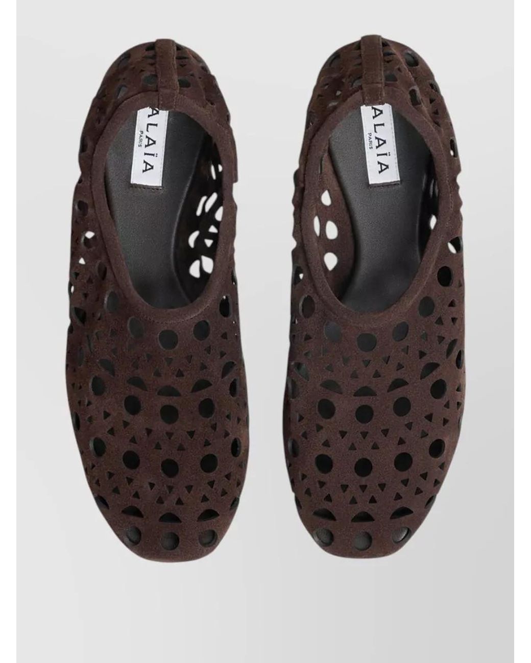 Alaïa Brown Leather Mules