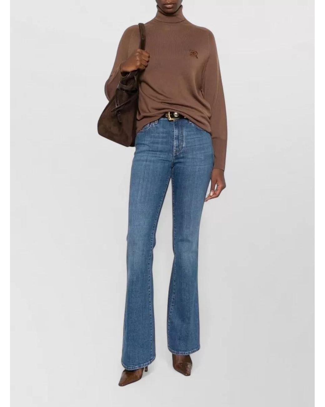 Jacob Cohen Blue Flared Denim Jeans