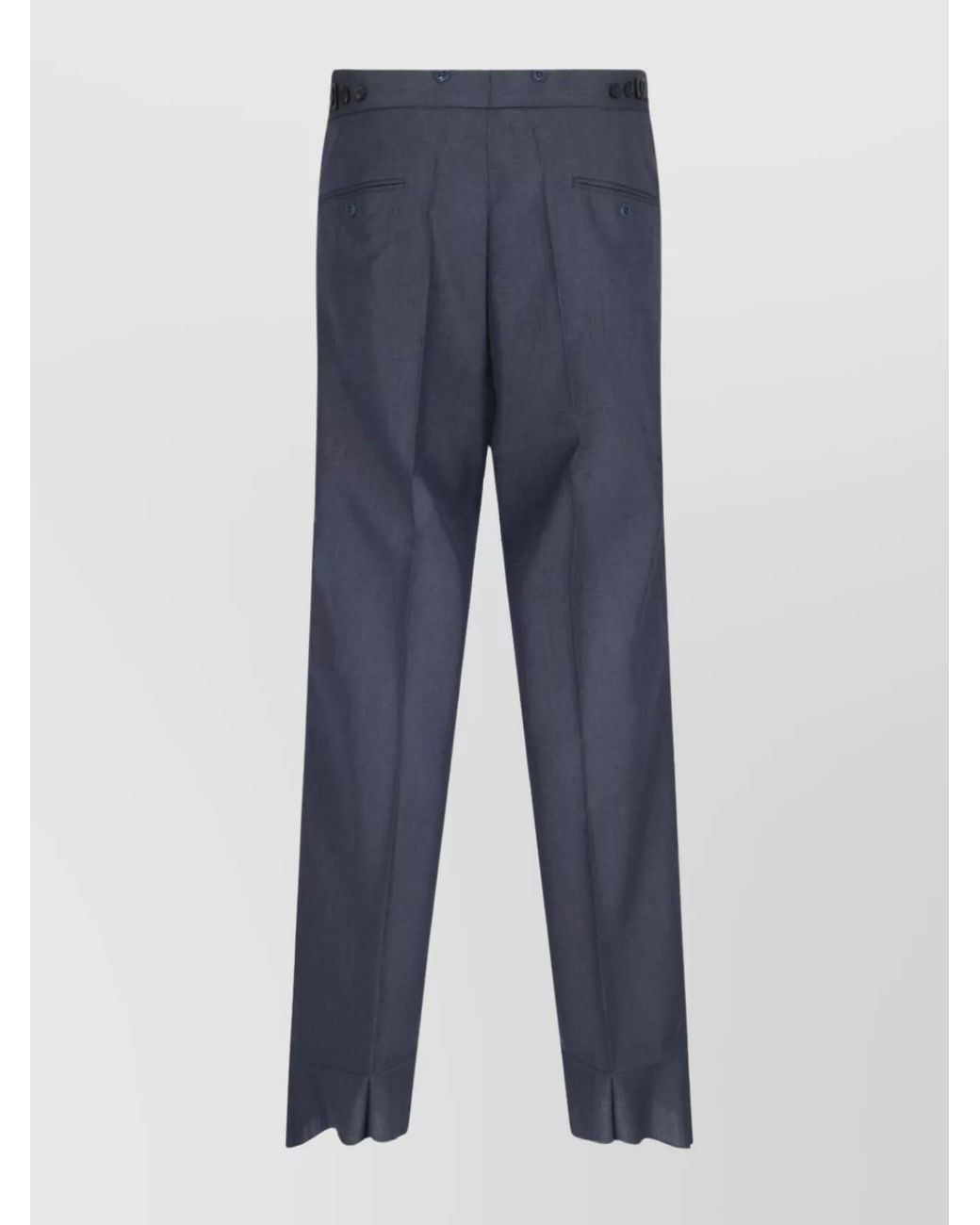 Prada Blue Tailored Straight-Leg Trousers for men