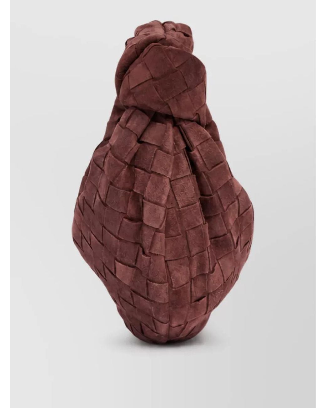 Bottega Veneta Red Mini Jodie Leather Clutch Bag
