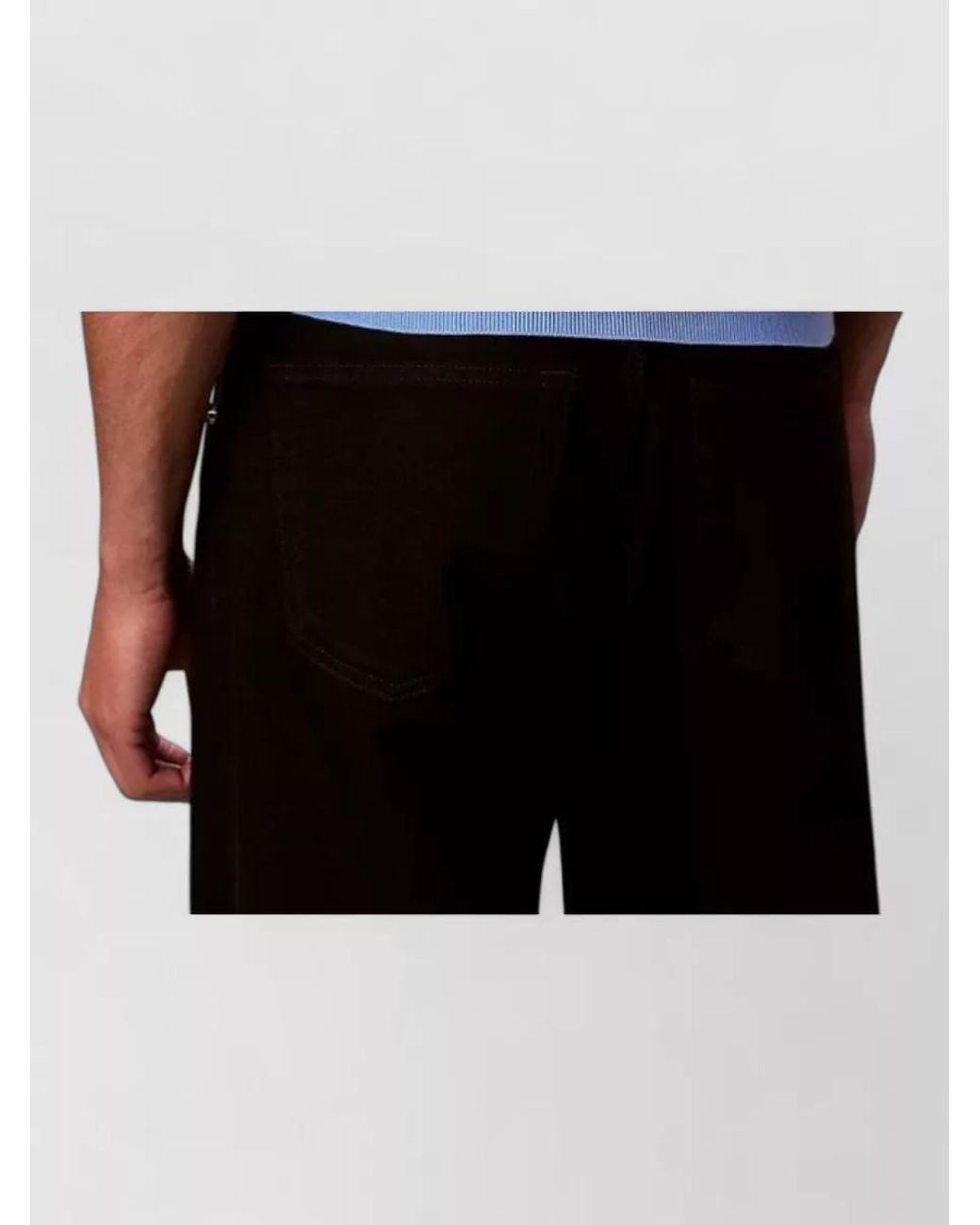 Calvin Klein Blue Pima Logo Sweater for men