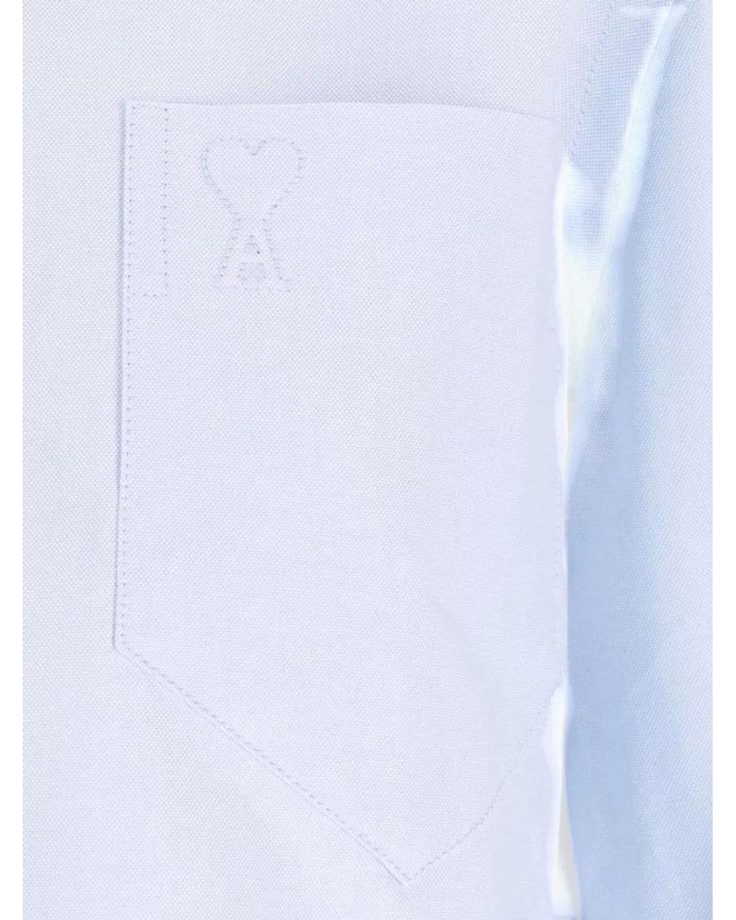 AMI White Cotton Shirt