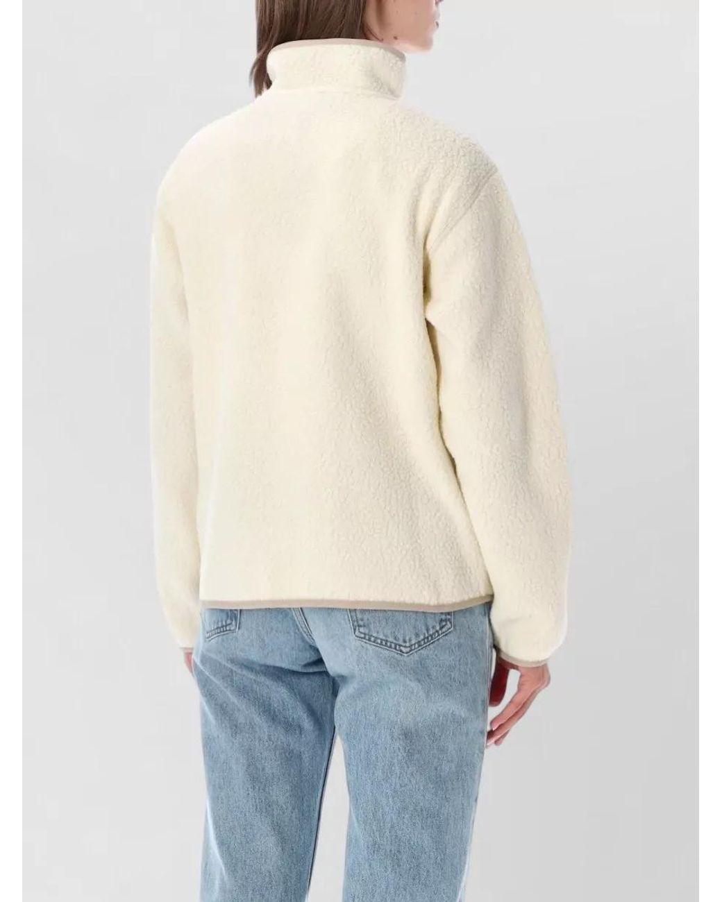 Patagonia Natural Recycled Fleece Zip-Up Jacket