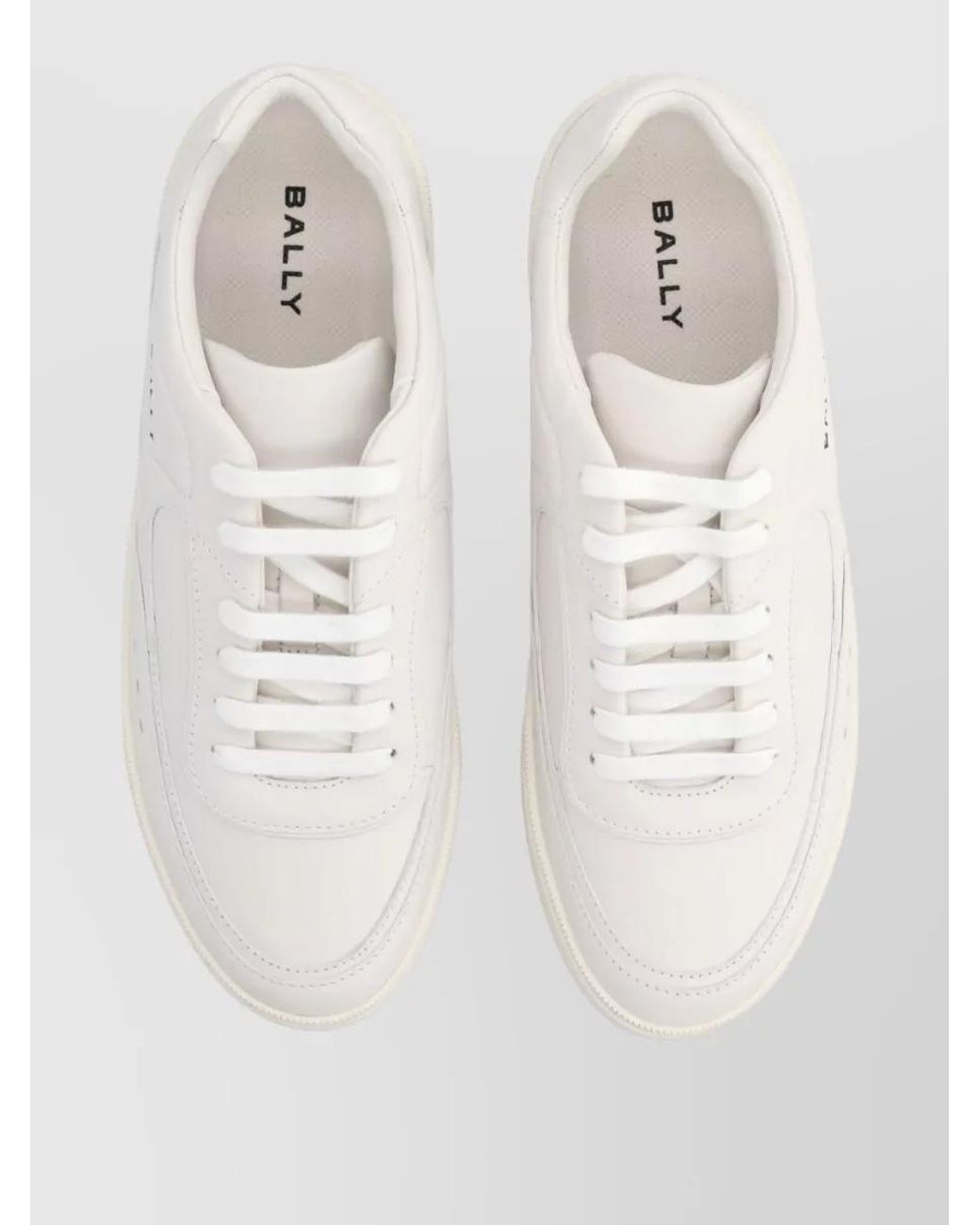 Bally Natural Leather Lace-Up Sneakers for men
