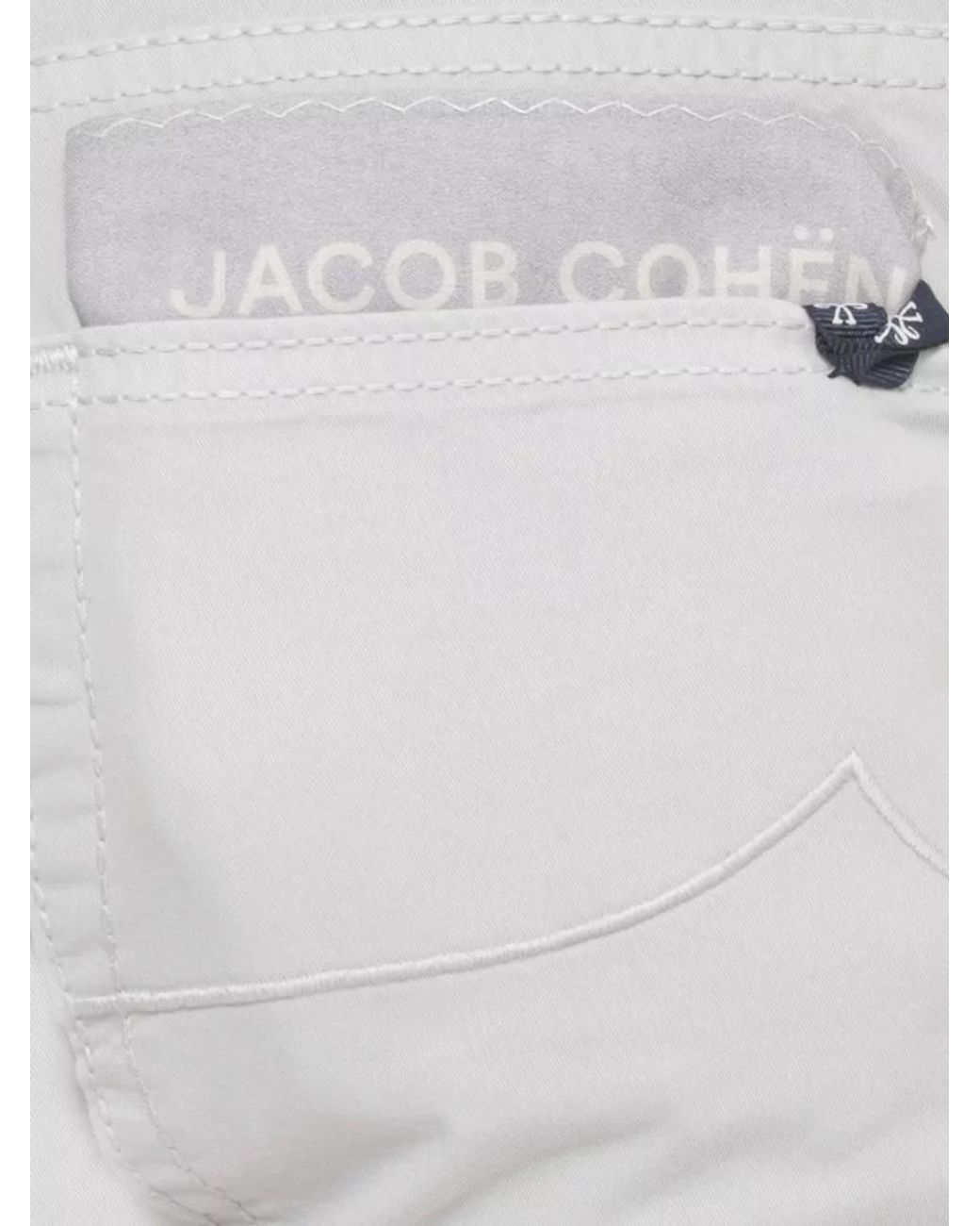 Jacob Cohen White Straight-Leg Trousers for men