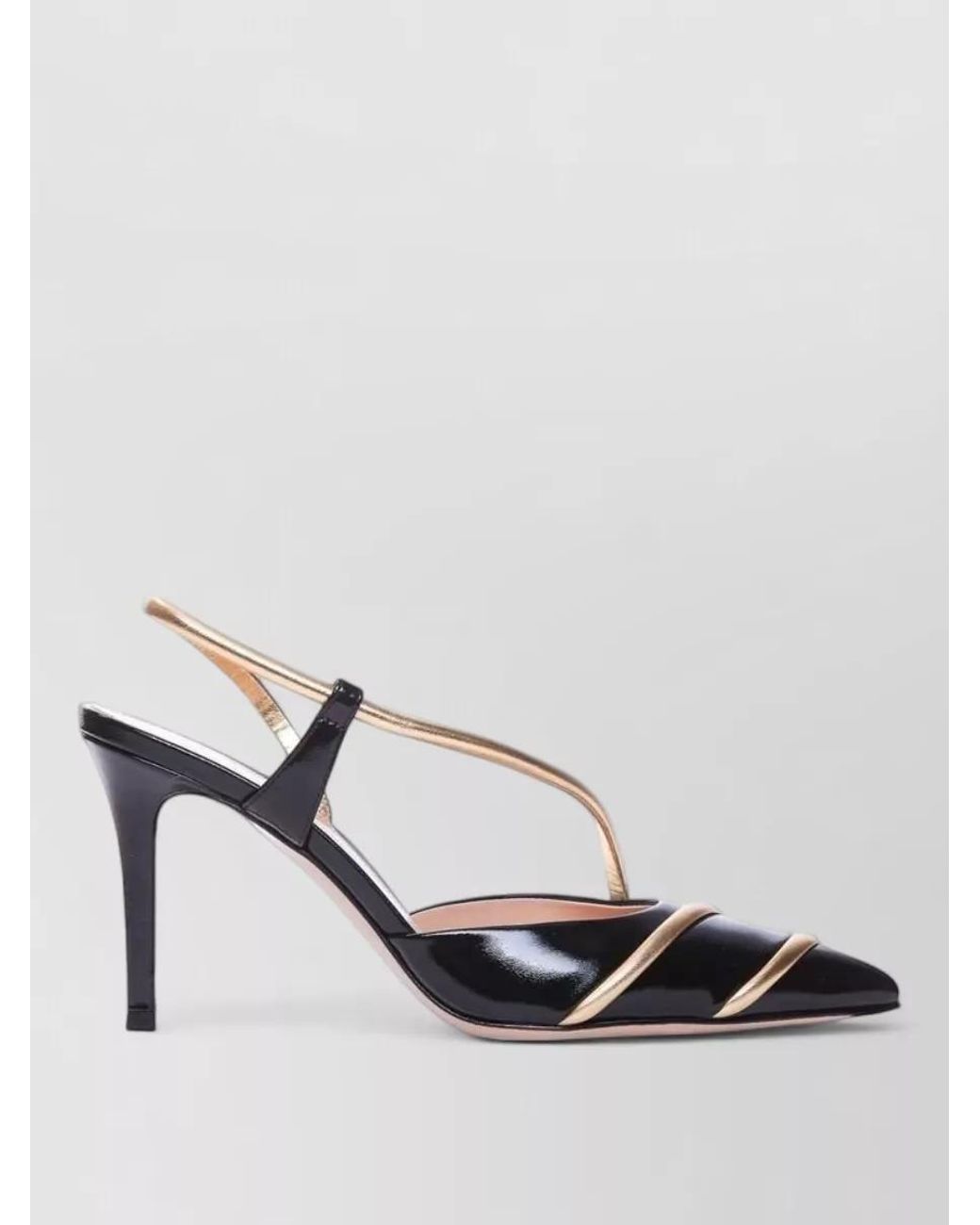 Gianvito Rossi Metallic Leather High Heel Sandals