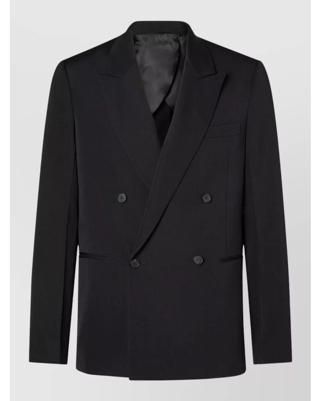 Fendi Black Wool Tuxedo Jacket for men