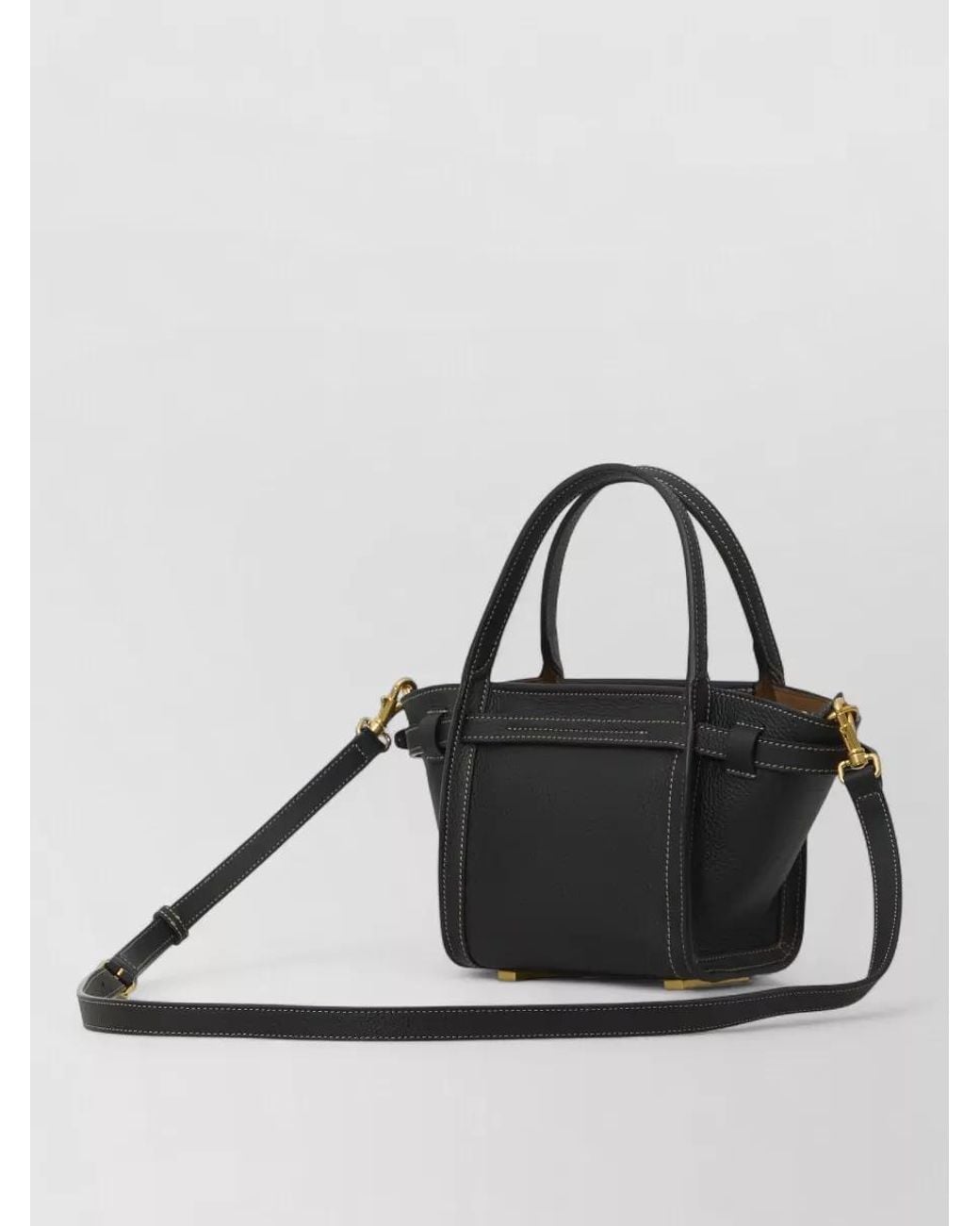 Tod's Black T Timeless Mini Leather Mini Bag