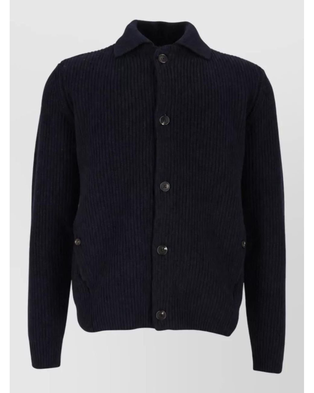 Zanone Blue Wool Jumper for men