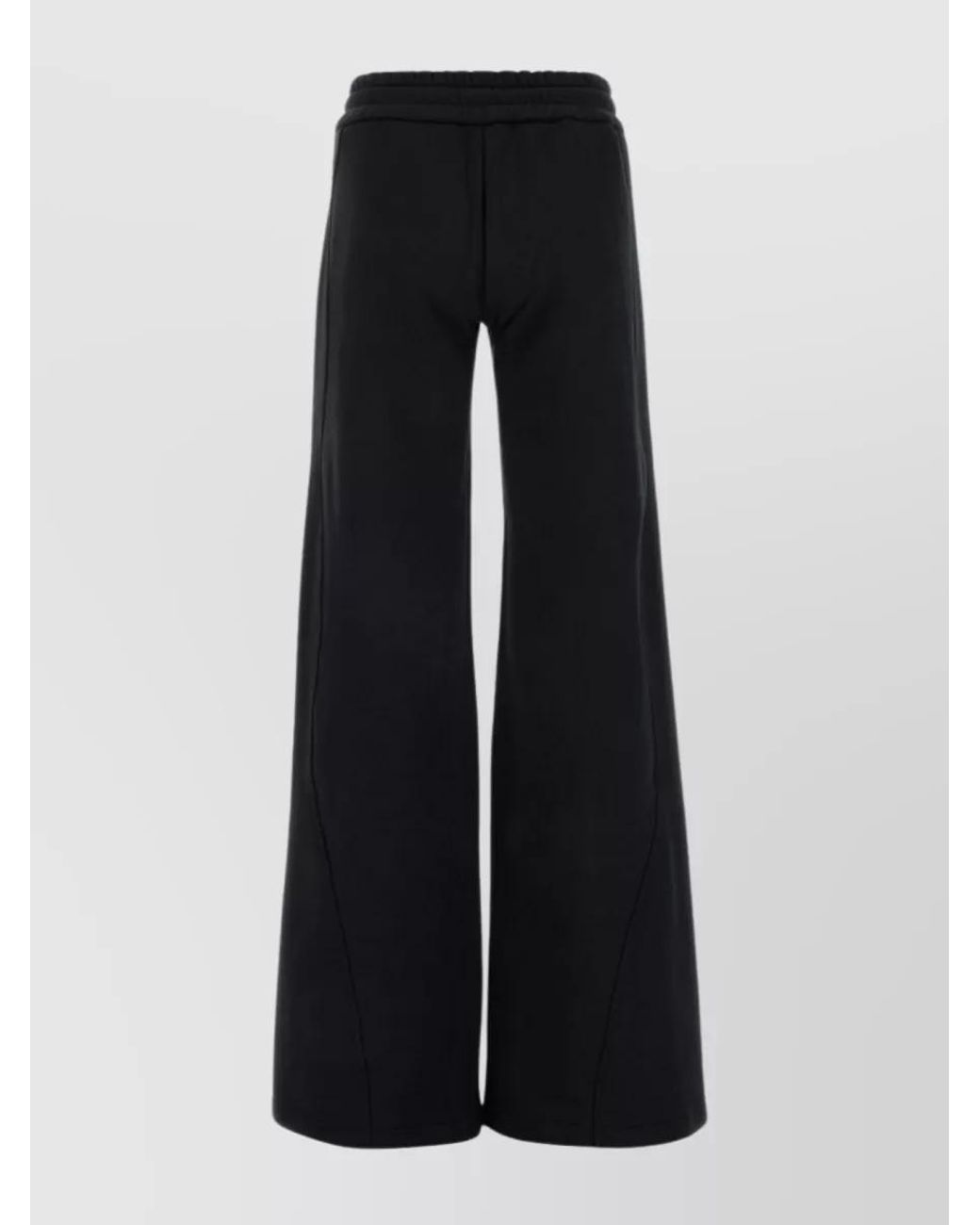 Off-White c/o Virgil Abloh Blue Cotton Wide-Leg Joggers