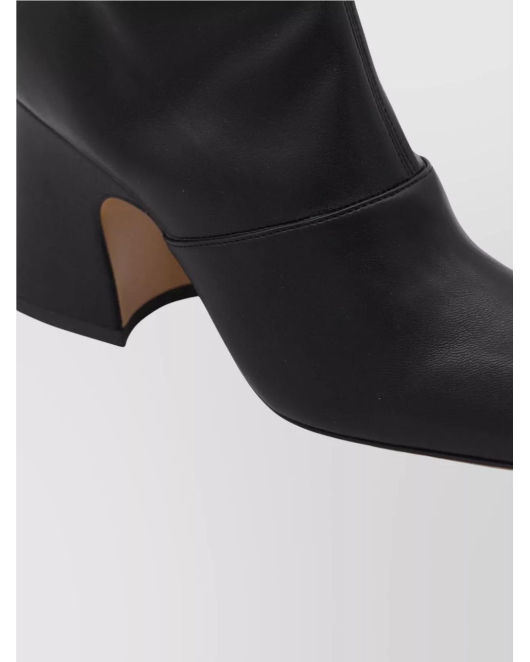 Chloé Black Leather Over-The-Knee Boots