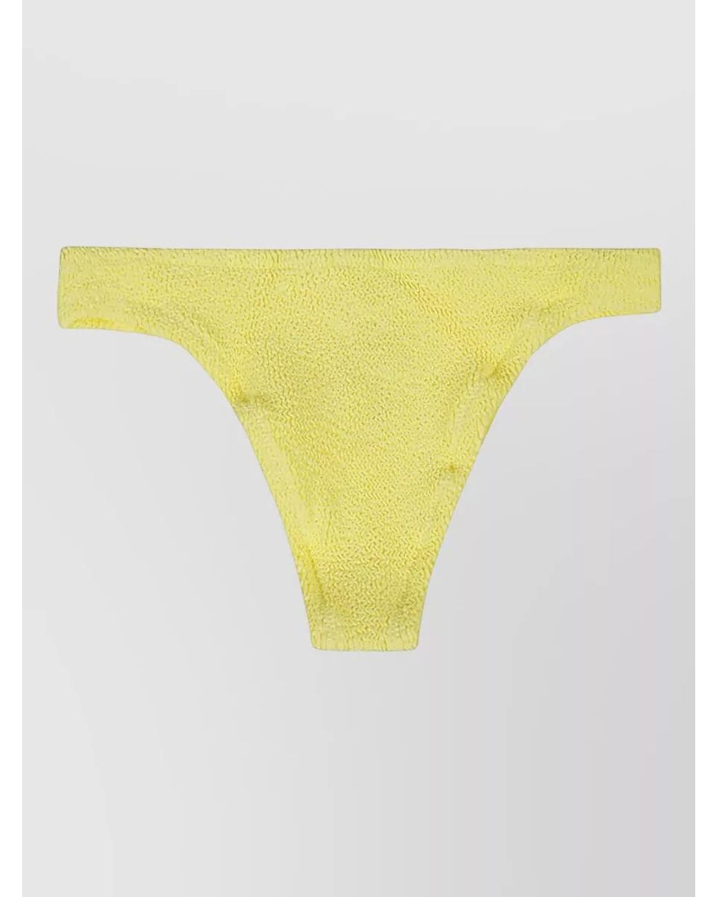 Mc2 Saint Barth Yellow High-Rise Bikini Bottoms