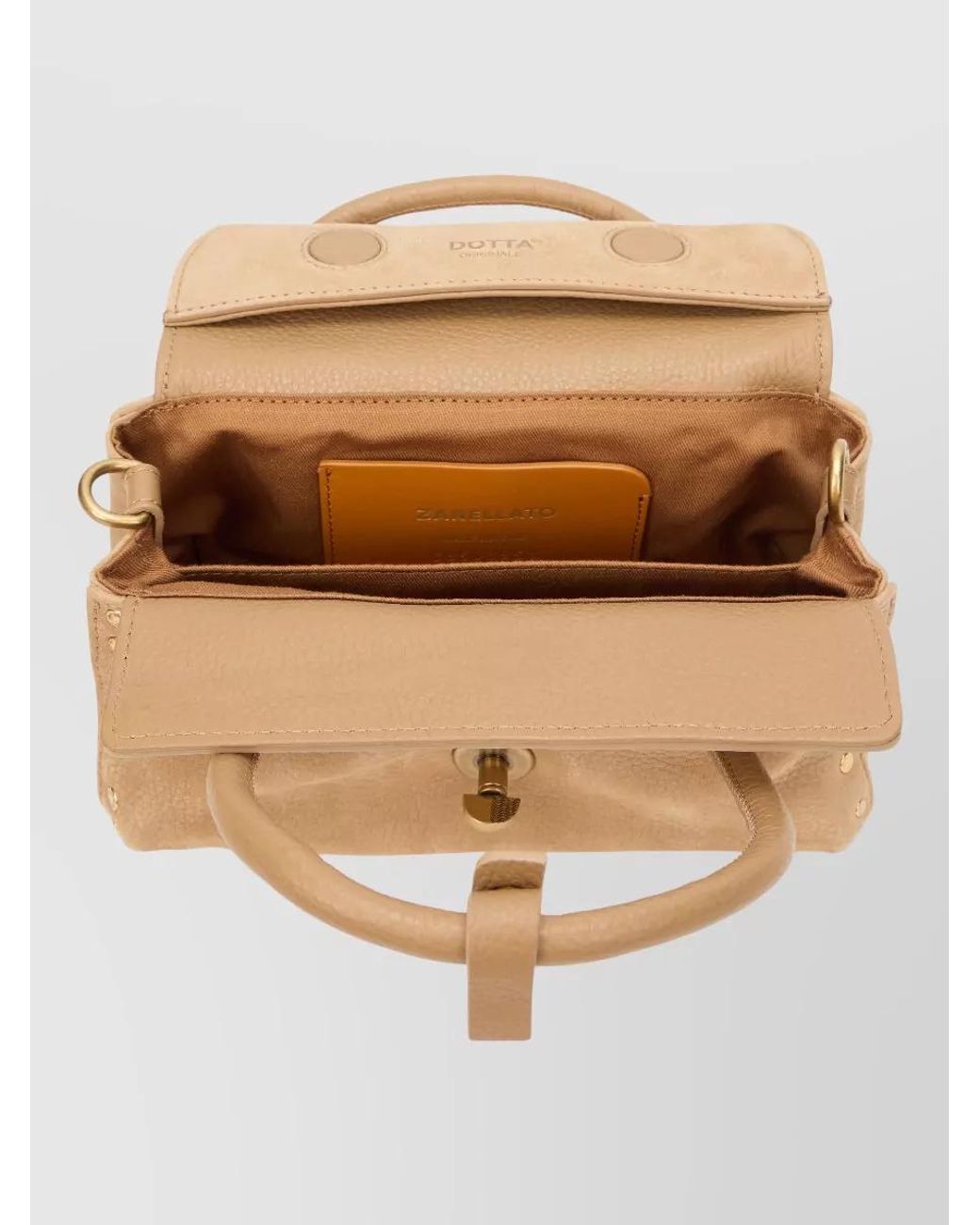 Zanellato Natural Lambskin Leather Shoulder Bag