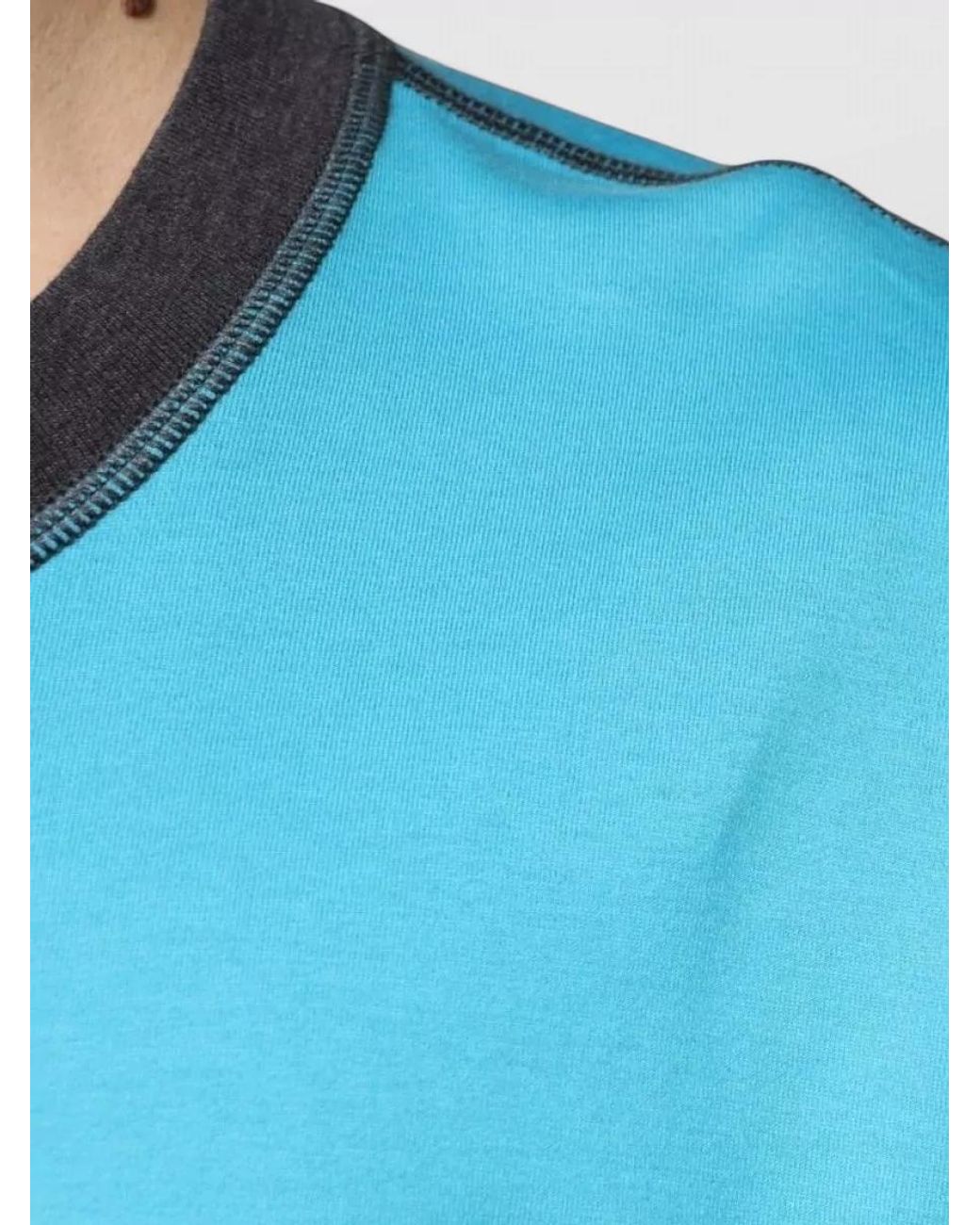 Dolce & Gabbana Blue Cotton Logo-Print Crew-Neck Short-Sleeve T-Shirt for men
