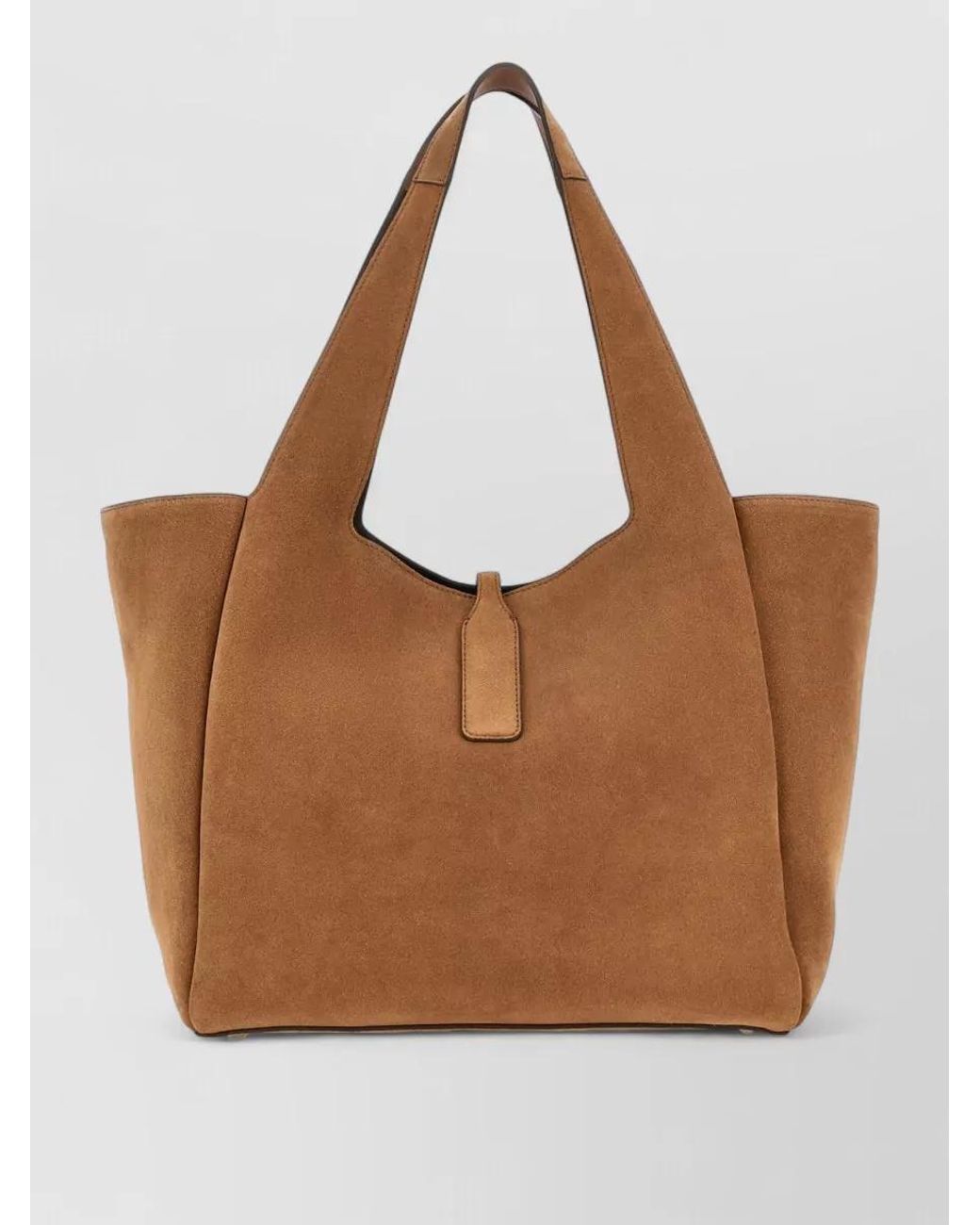 Hogan Brown Leather Tote Bag