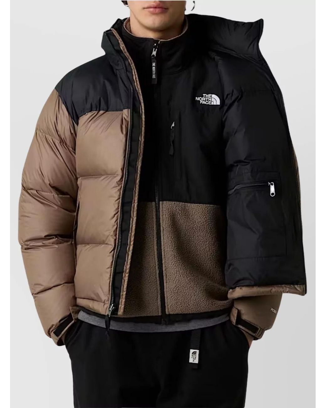 The North Face Brown Down Puffer Jacket for men