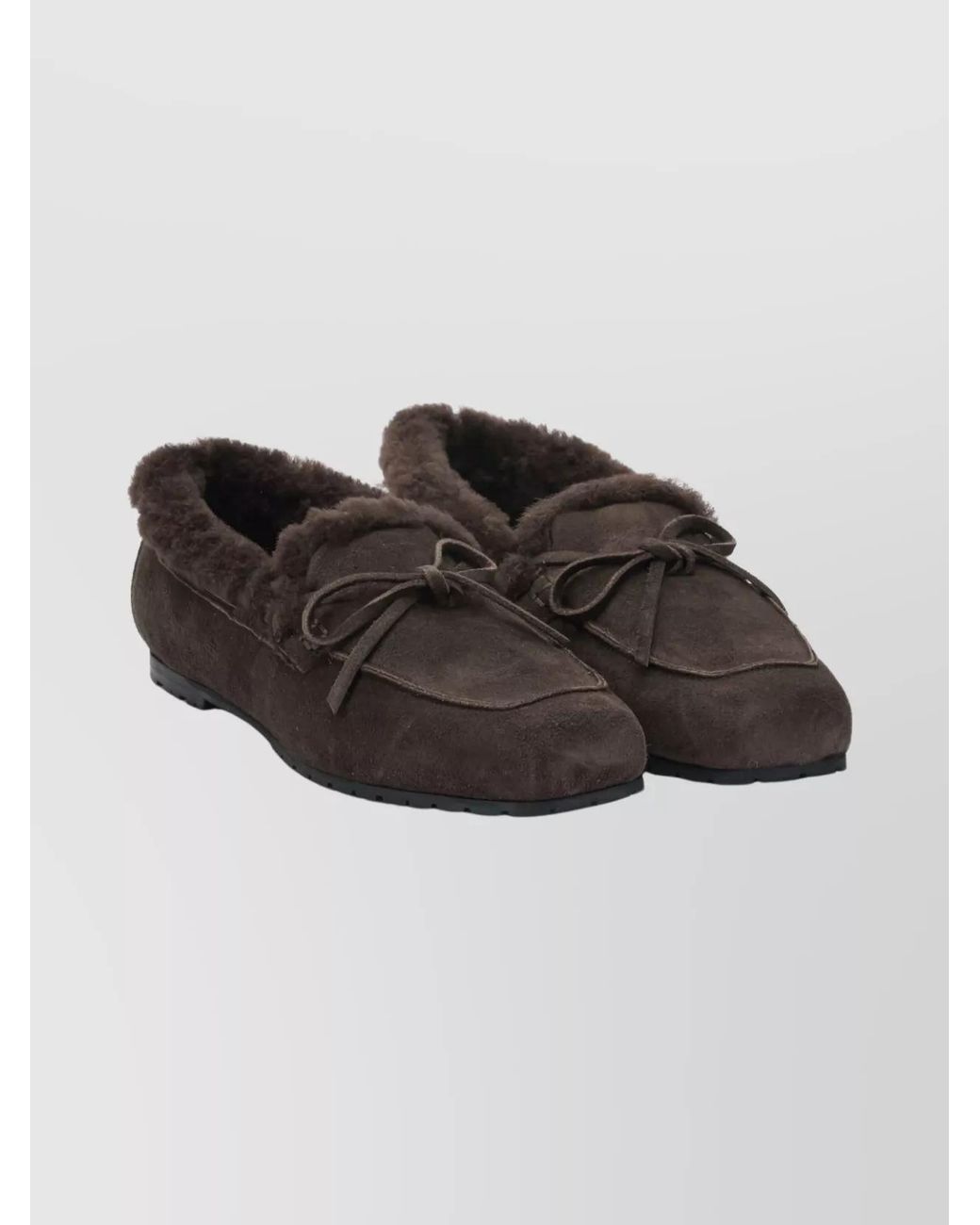 Aeyde Brown Leather Loafers