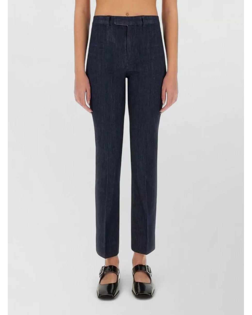 Max Mara Blue Denim Straight-Leg Jeans