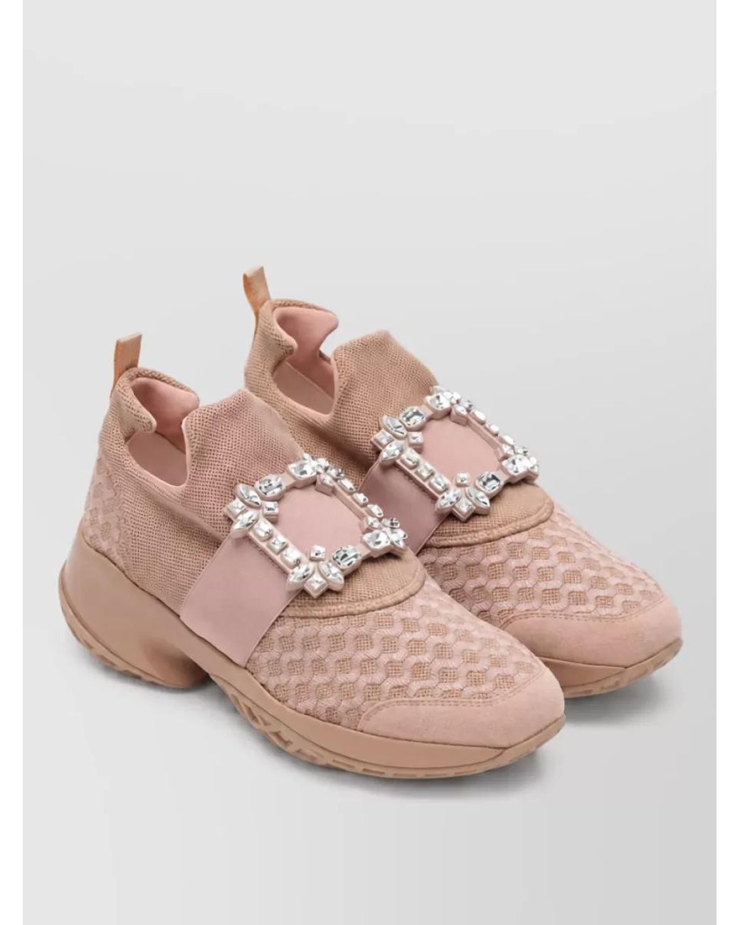 Roger Vivier Pink Slip-On Sneakers