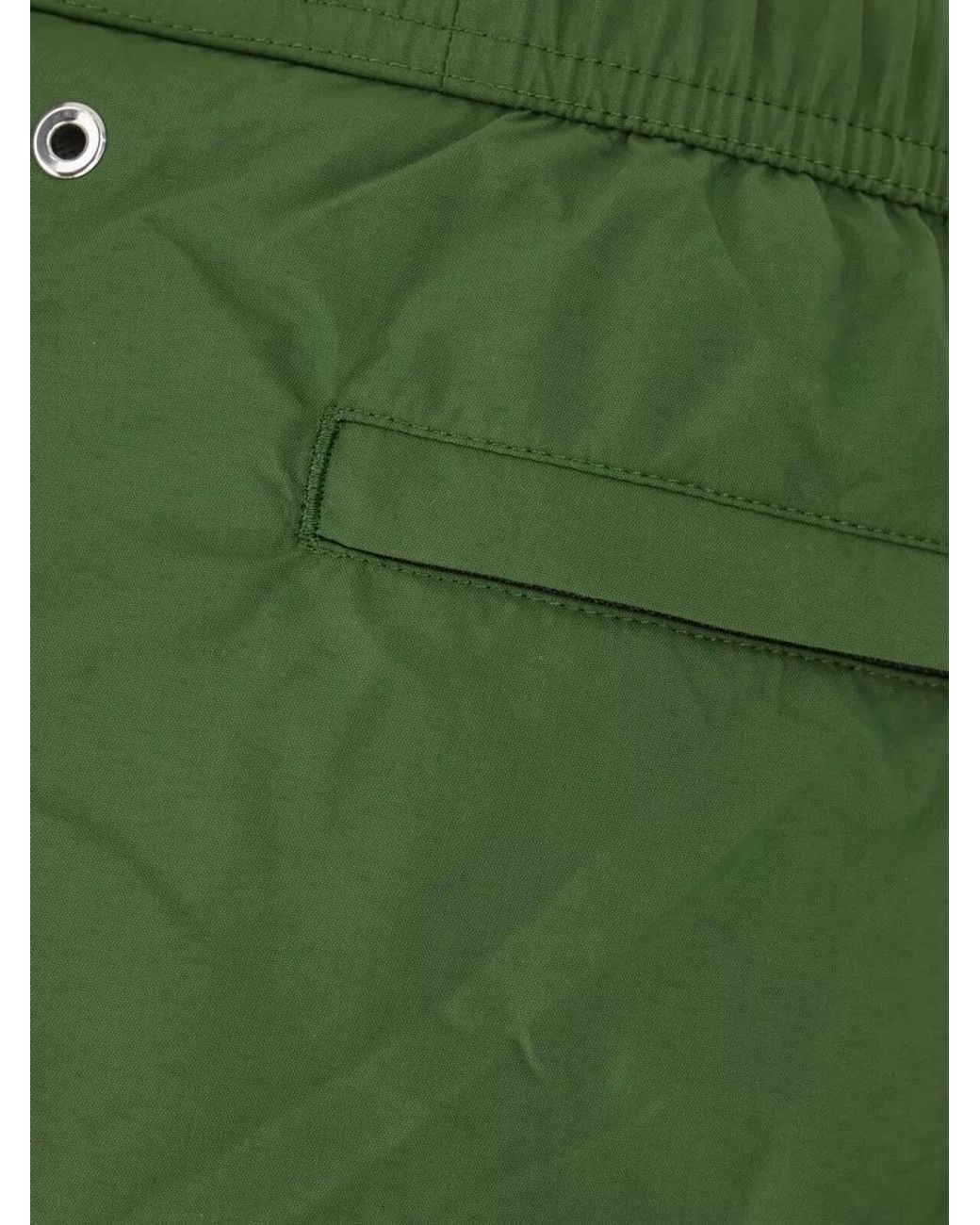 Zegna Green Nylon Swim Shorts for men
