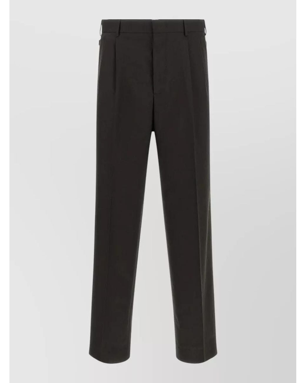 Cellar Door Black Nev Straight-Leg Tailored Trousers for men