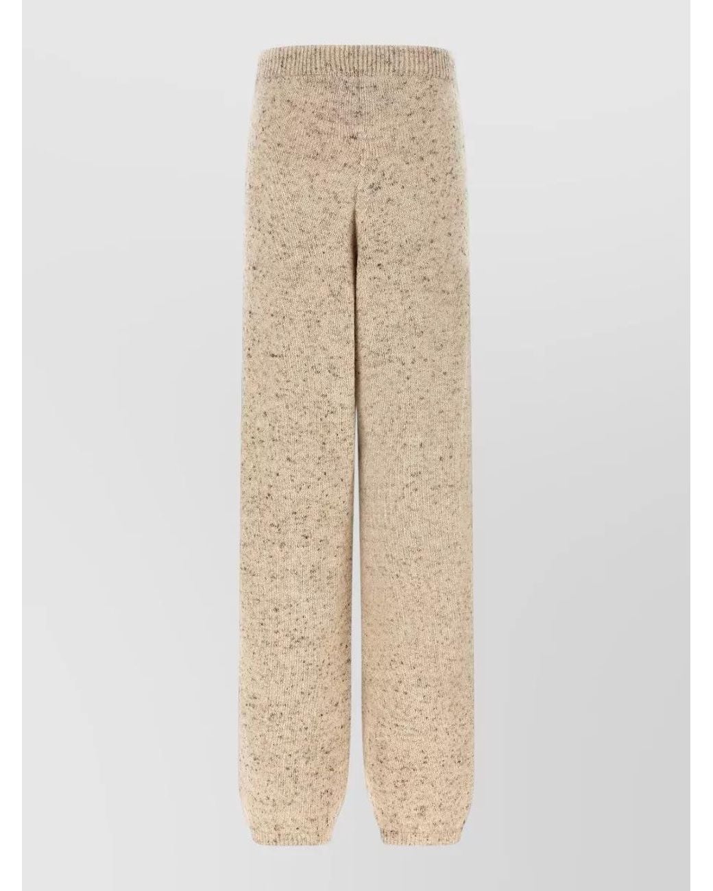 Fabiana Filippi Natural Wool-Blend Straight-Leg Pants
