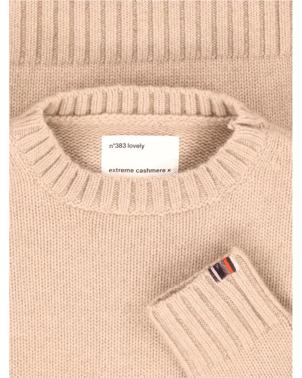 Extreme Cashmere Natural Cashmere Crewneck Sweatshirt