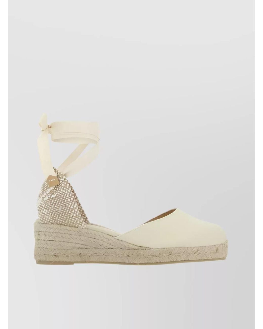Castaner Natural Organic Cotton Wedge Espadrilles