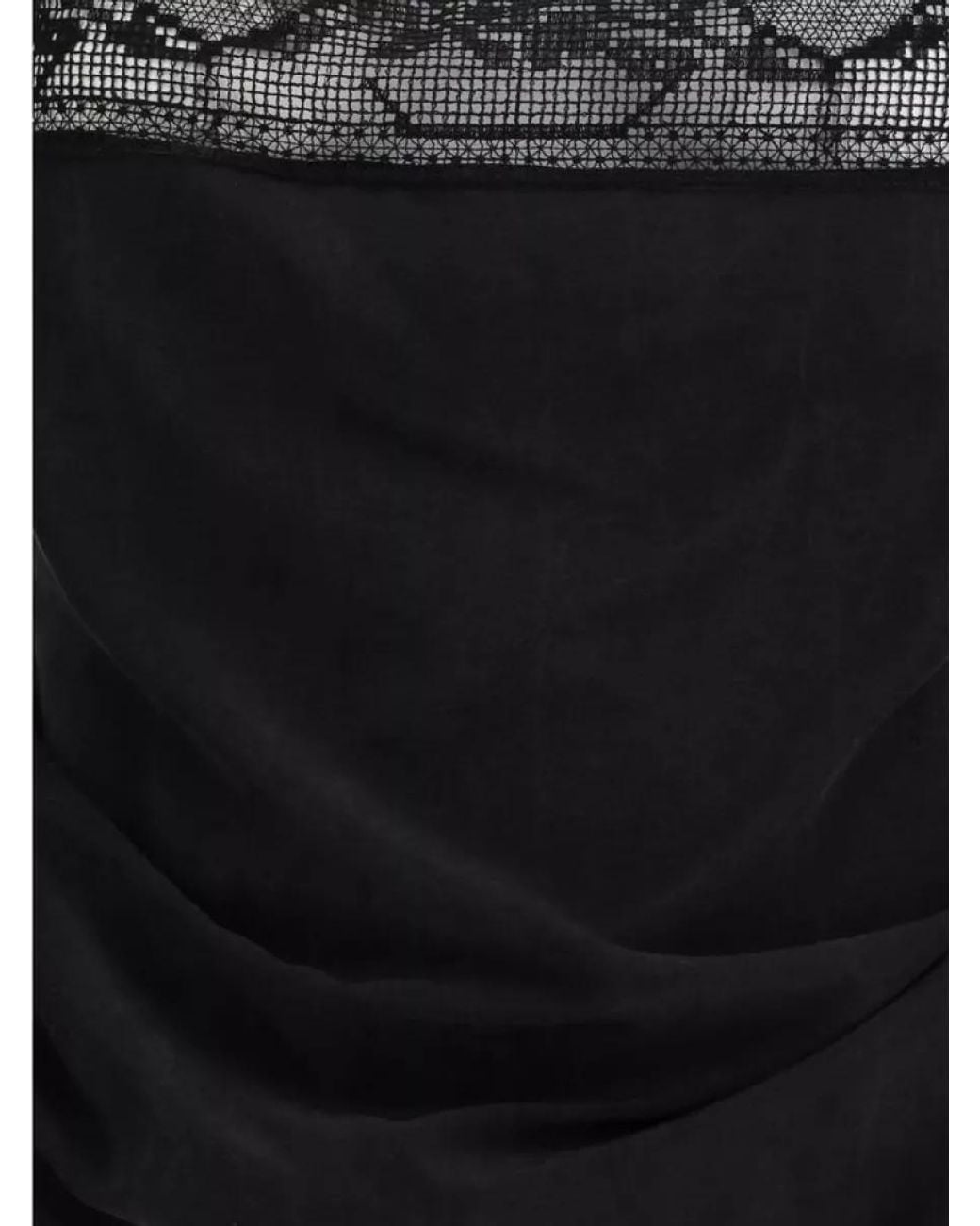 Magda Butrym Black Silk Top