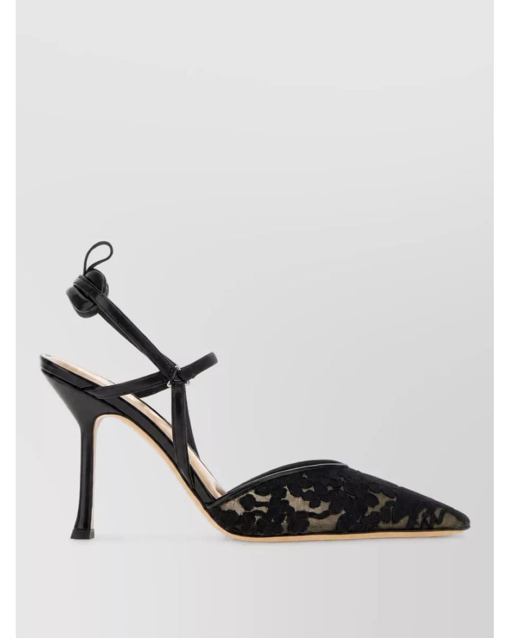 Fendi Black Lace Pumps