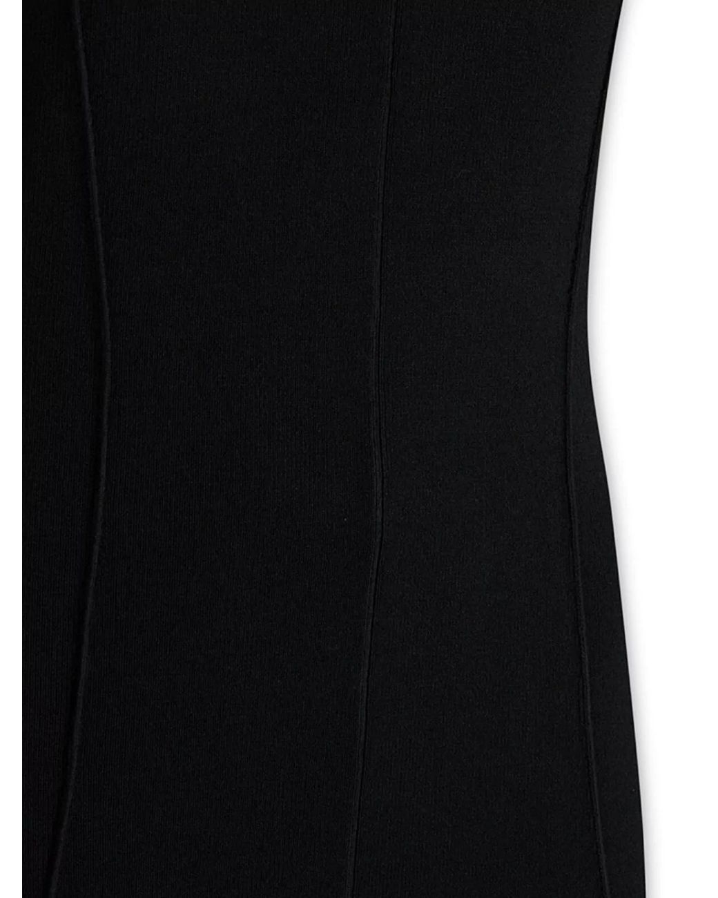 Nanushka Black Midi Dress