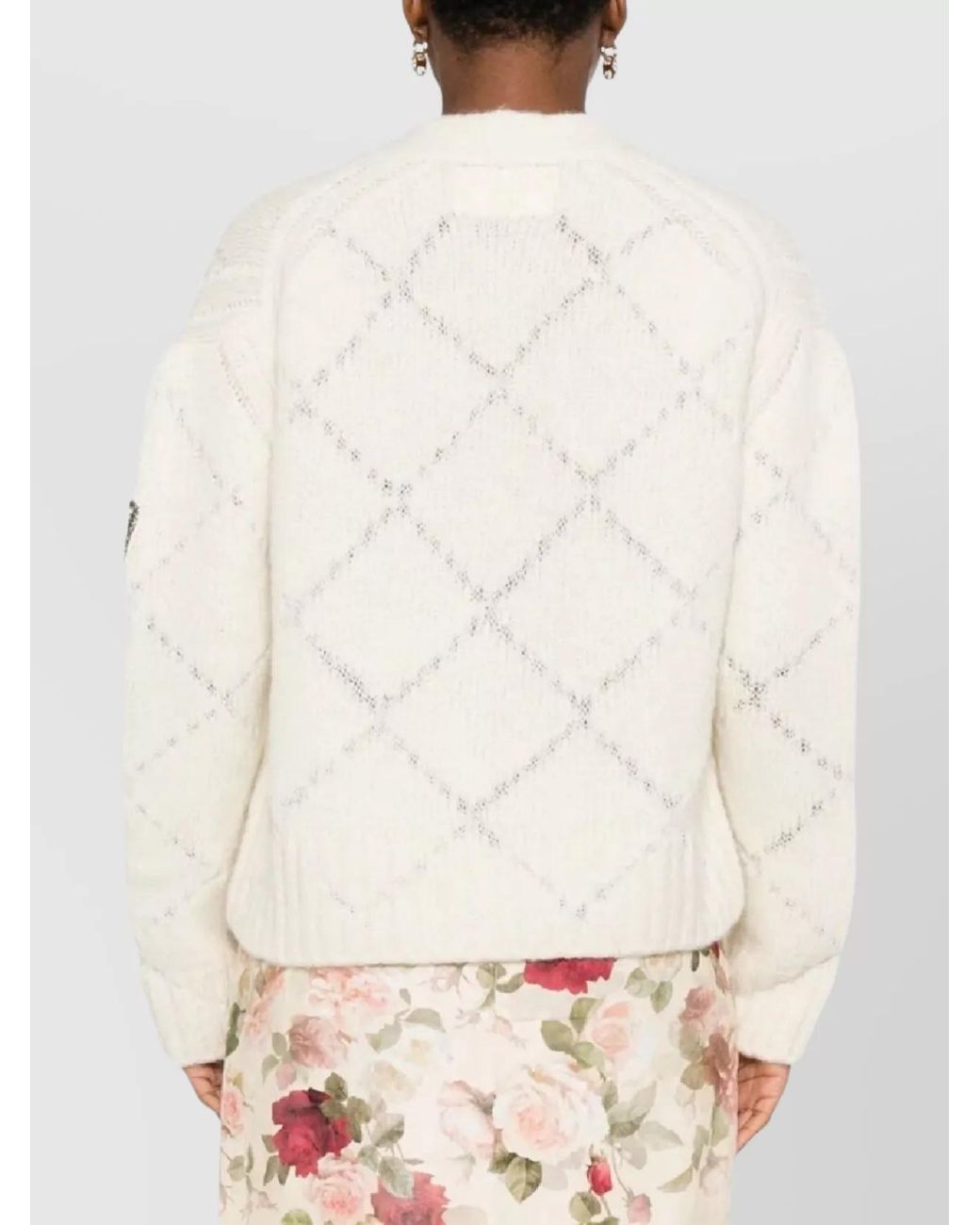Ermanno Scervino Natural Cardigan
