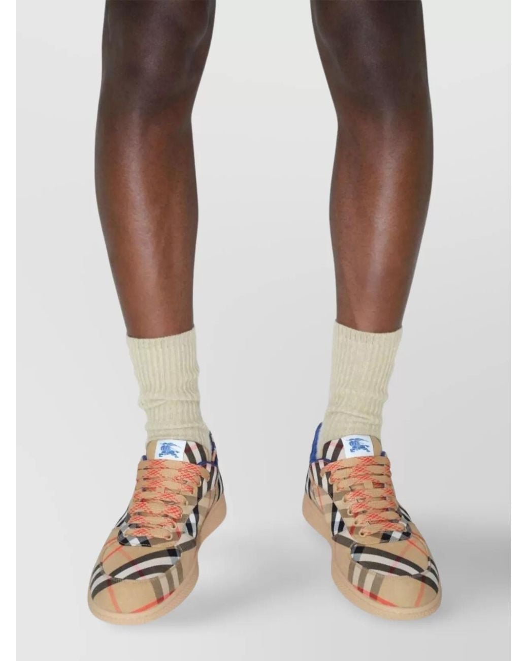 Burberry Natural Check Low-Top Sneakers for men