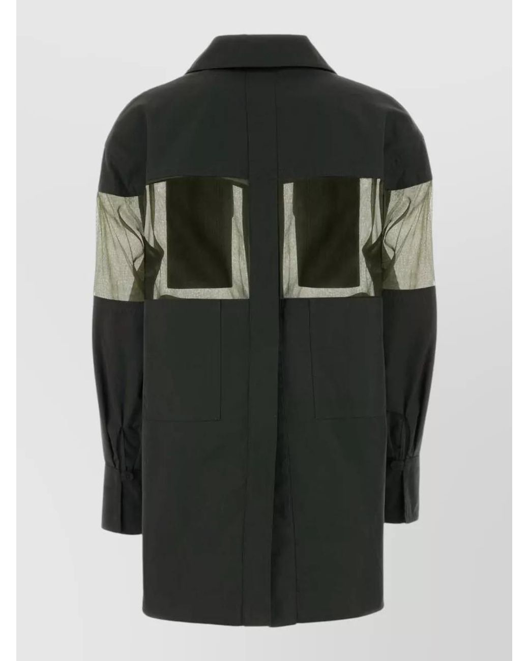 Fendi Black Single Breasted Coat