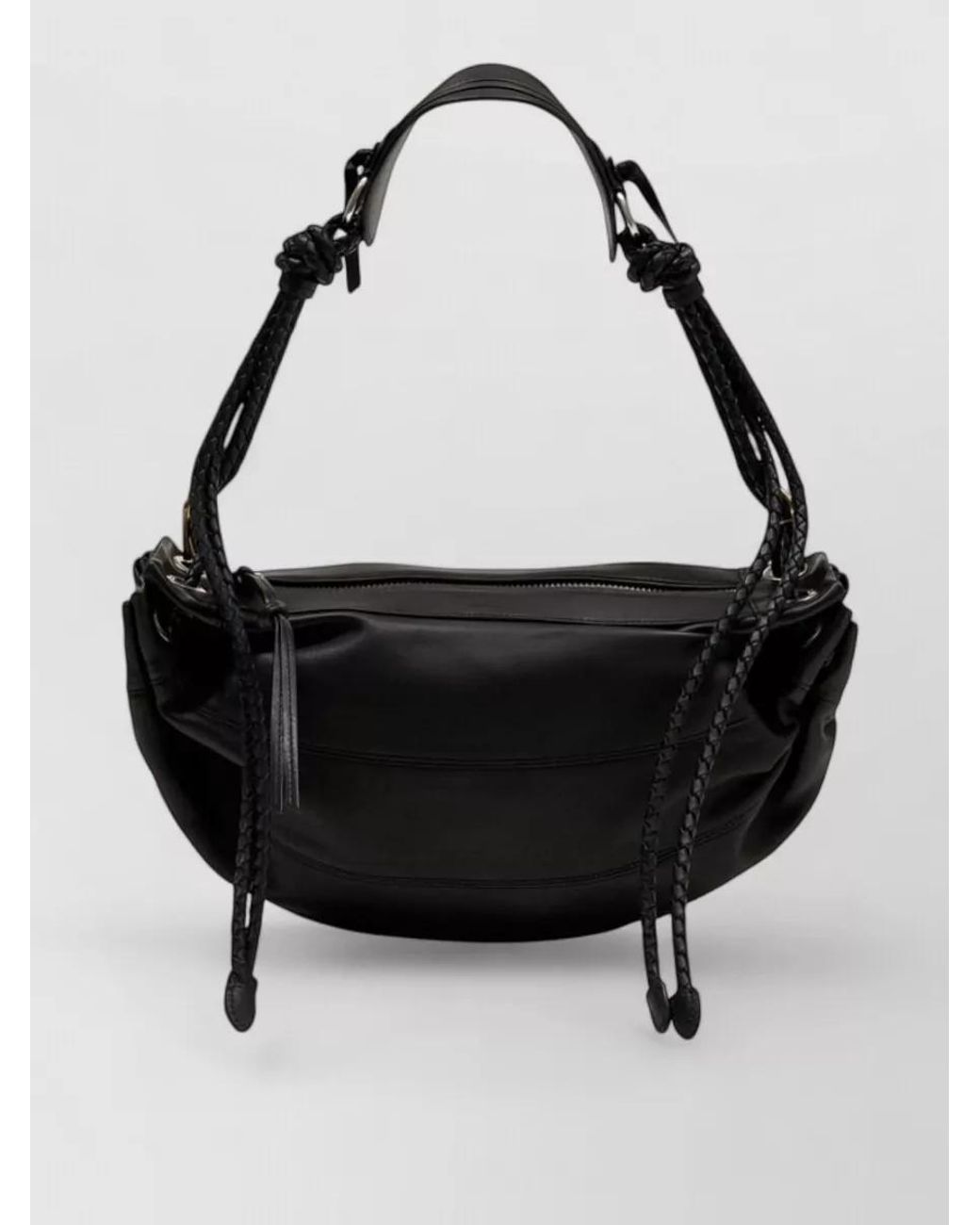 Isabel Marant Black Medium Lambskin Shoulder Bag