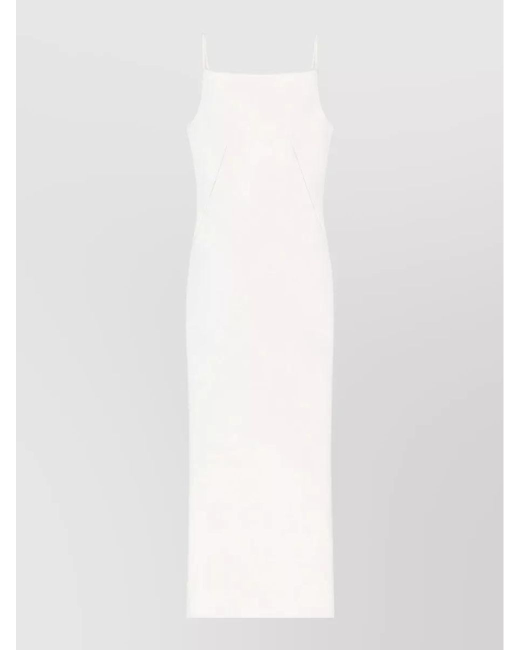 Givenchy White Crepe Cady Maxi Dress