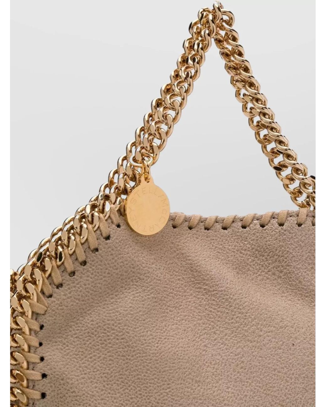 Stella McCartney Natural Falabella Tiny Shoulder Bag