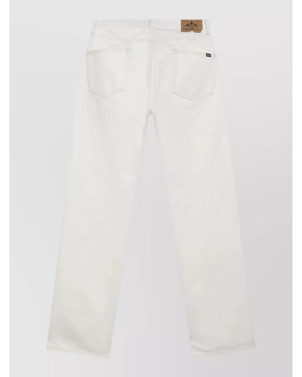 Prada White Denim Jeans for men