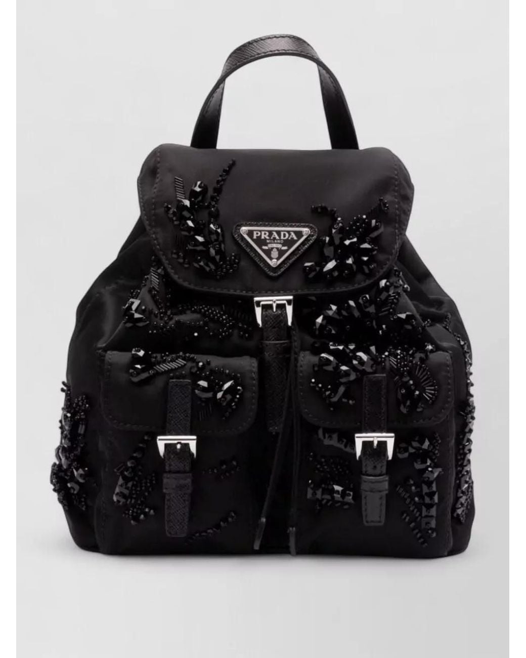 Prada Black Re-Edition Nylon Backpack