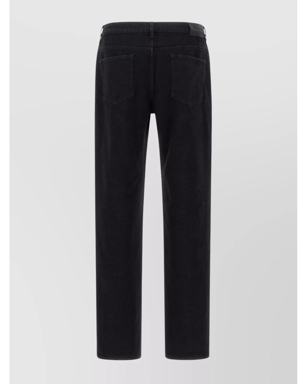 Saint Laurent Black Denim Straight-Leg Jeans for men