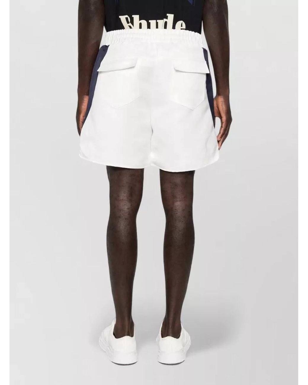 Rhude Multicolor Logo-Print Swim Shorts for men