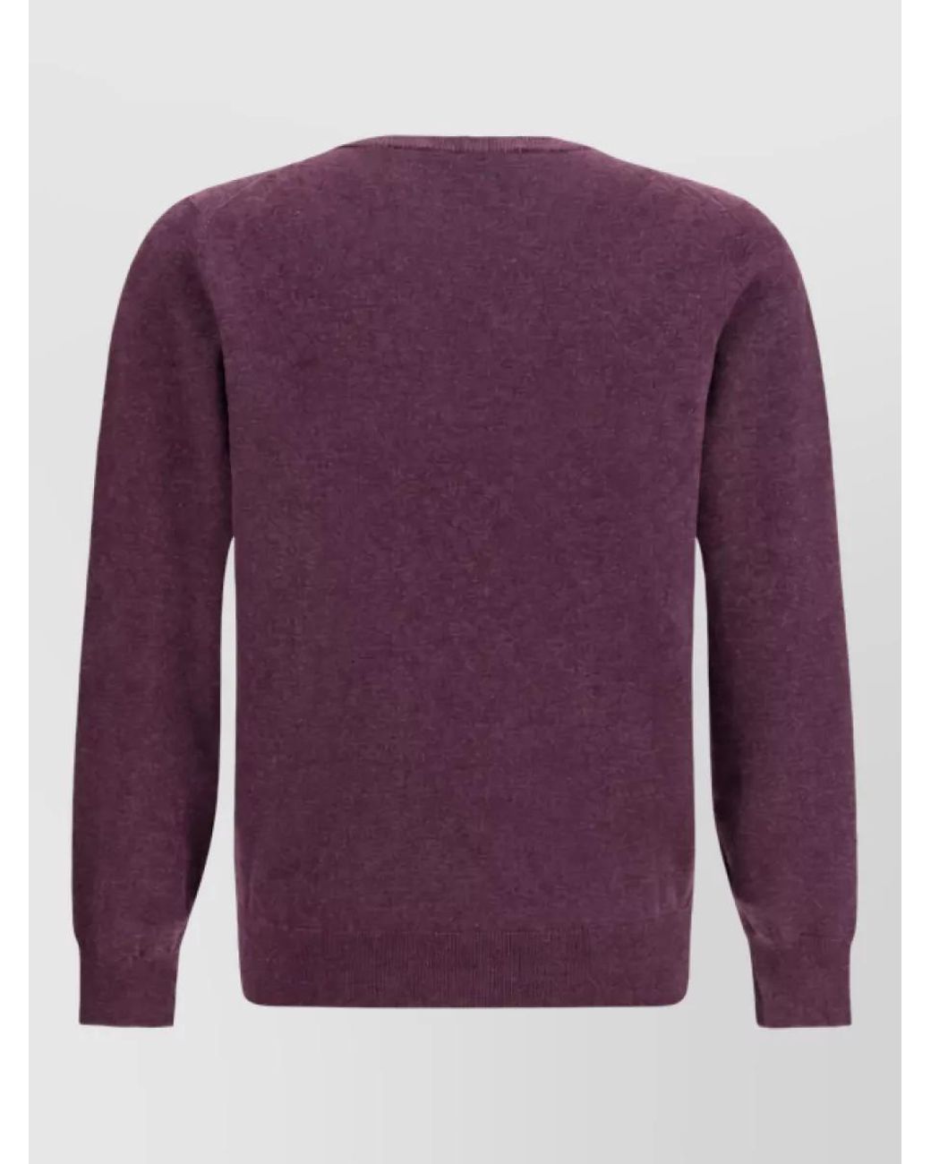 Brunello Cucinelli Purple Cashmere Sleeveless Sweater for men