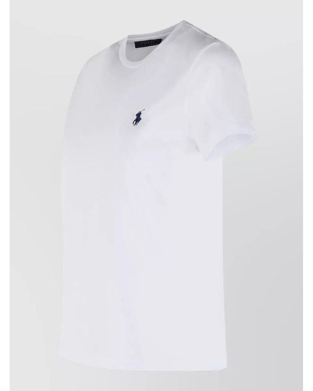 Polo Ralph Lauren White Cotton Slim-Fit Crew-Neck T-Shirt