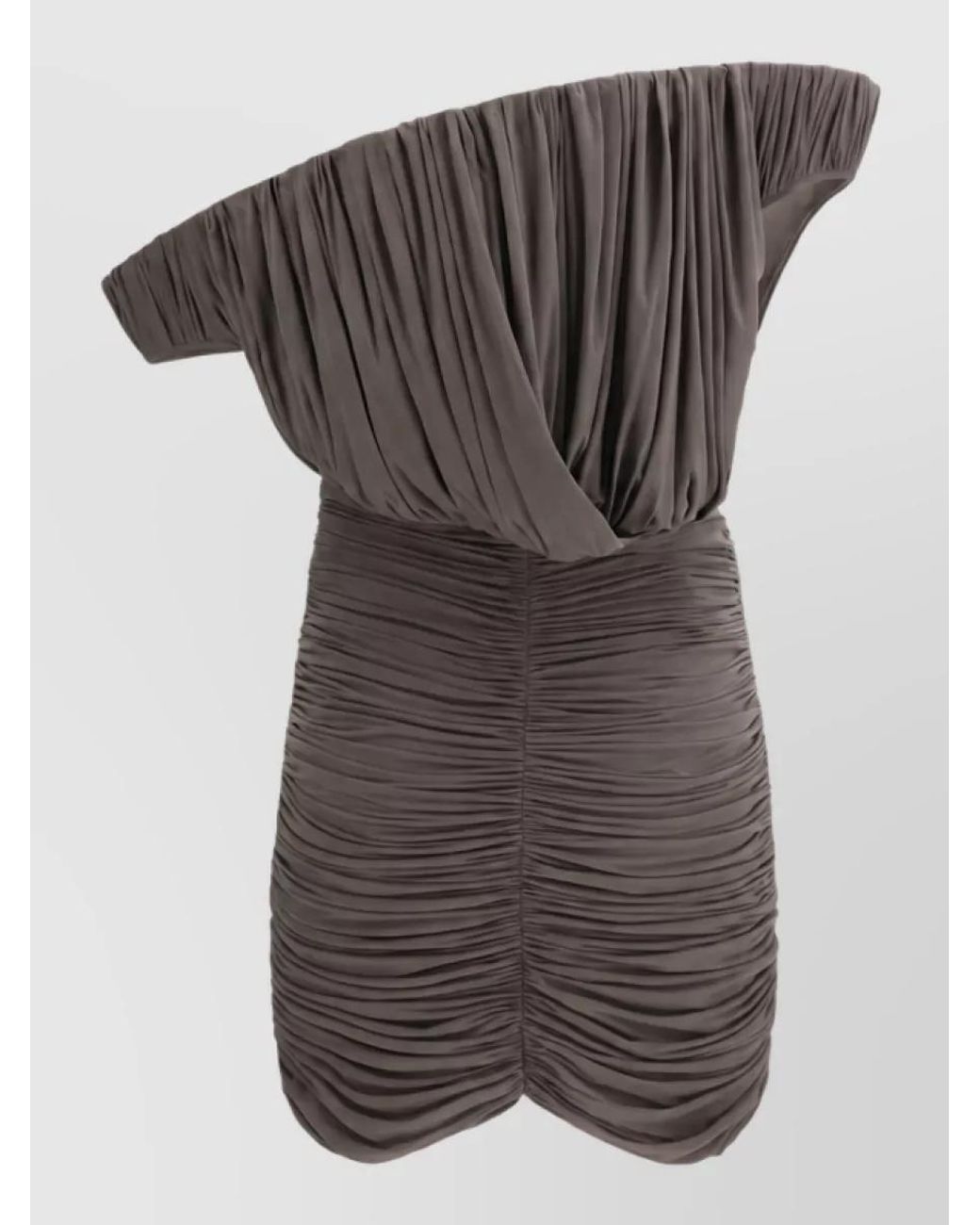 Magda Butrym Gray Copper Mini Dress