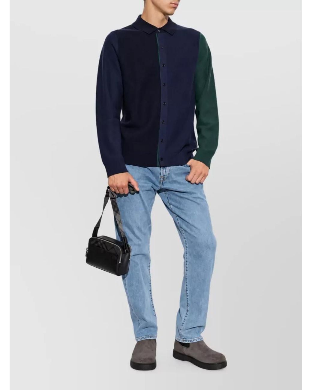 Paul Smith Blue Relaxed-Fit Denim Jeans for men